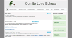 Desktop Screenshot of loirechecs.org